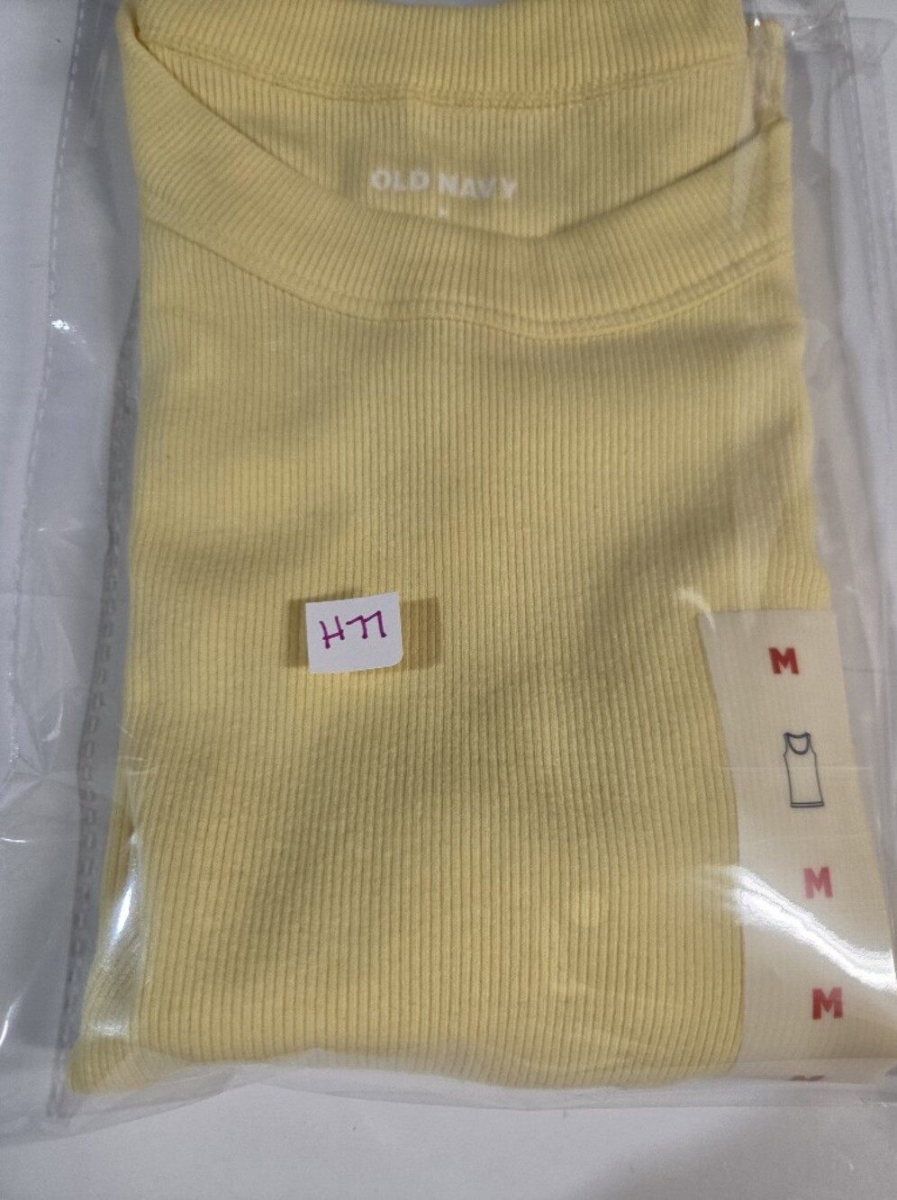 π NWT Old Navy Yellow Ribbed Tank - Picture 8 of 8